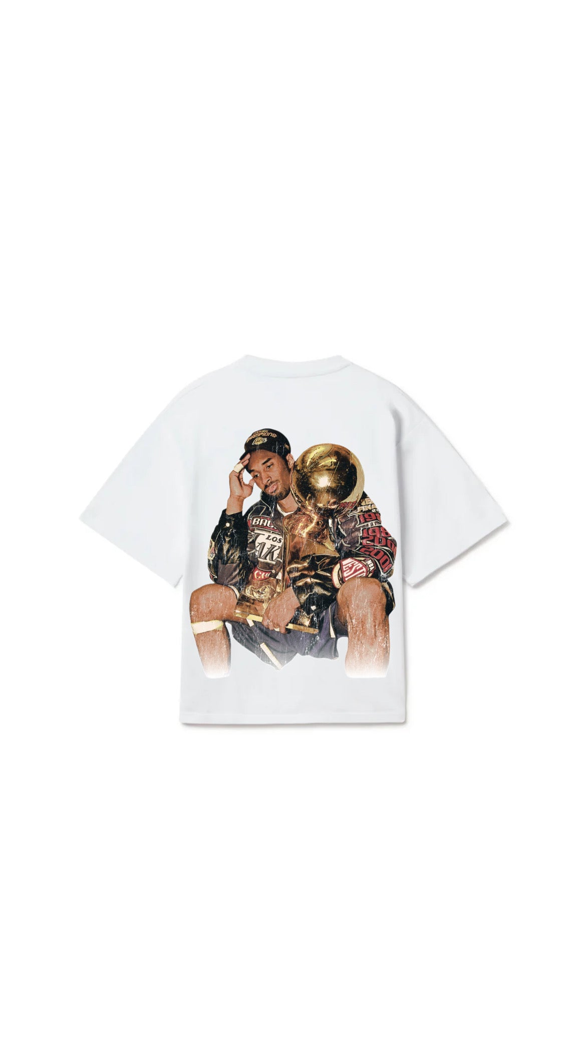 KOBE WHITE TEE (BACK PRINT ONLY)
