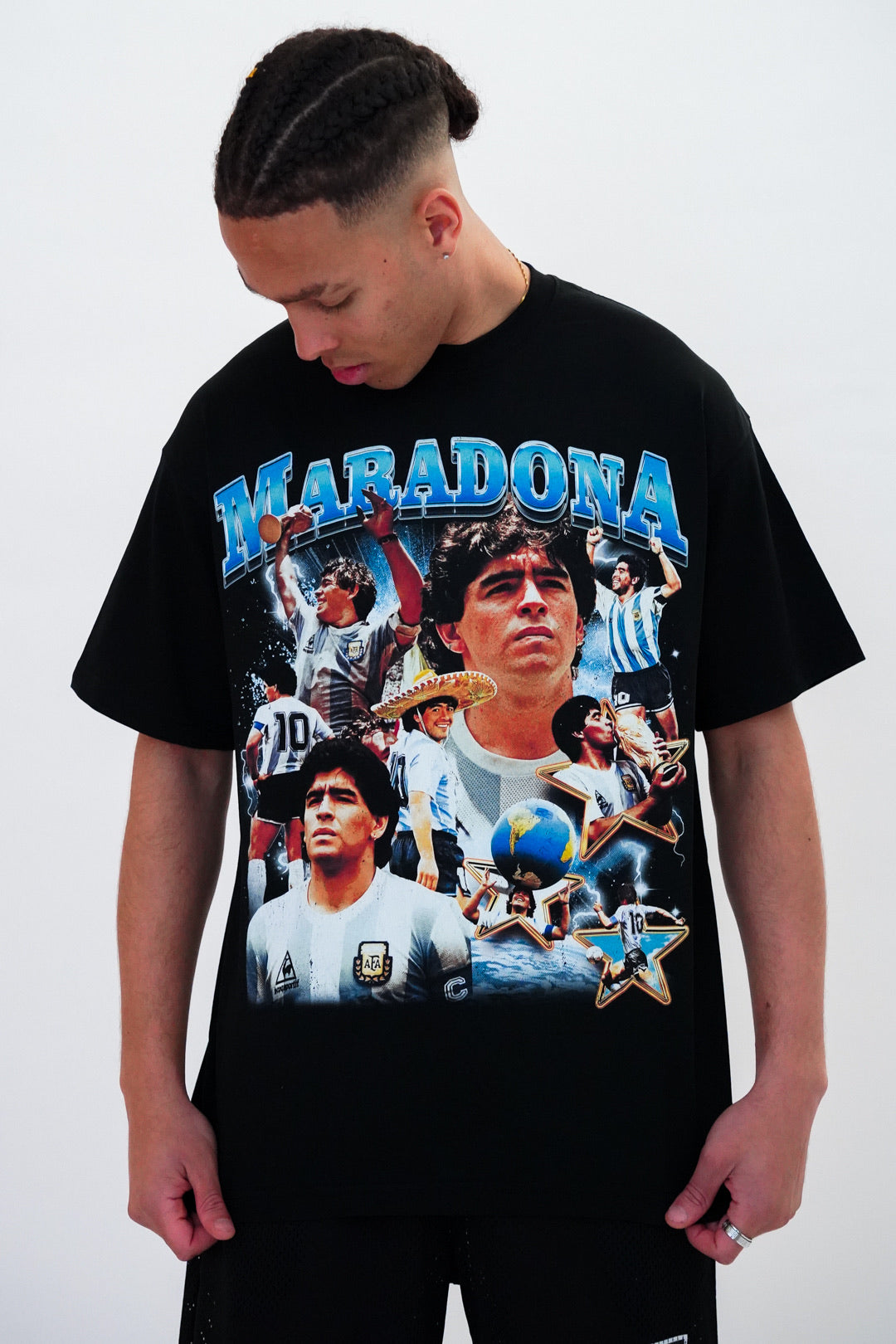 MARADONA BLACK TEE