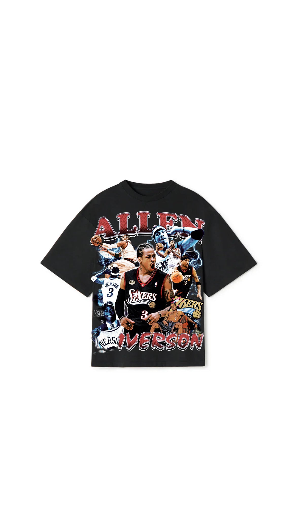 ALLEN IVERSON BLACK TEE