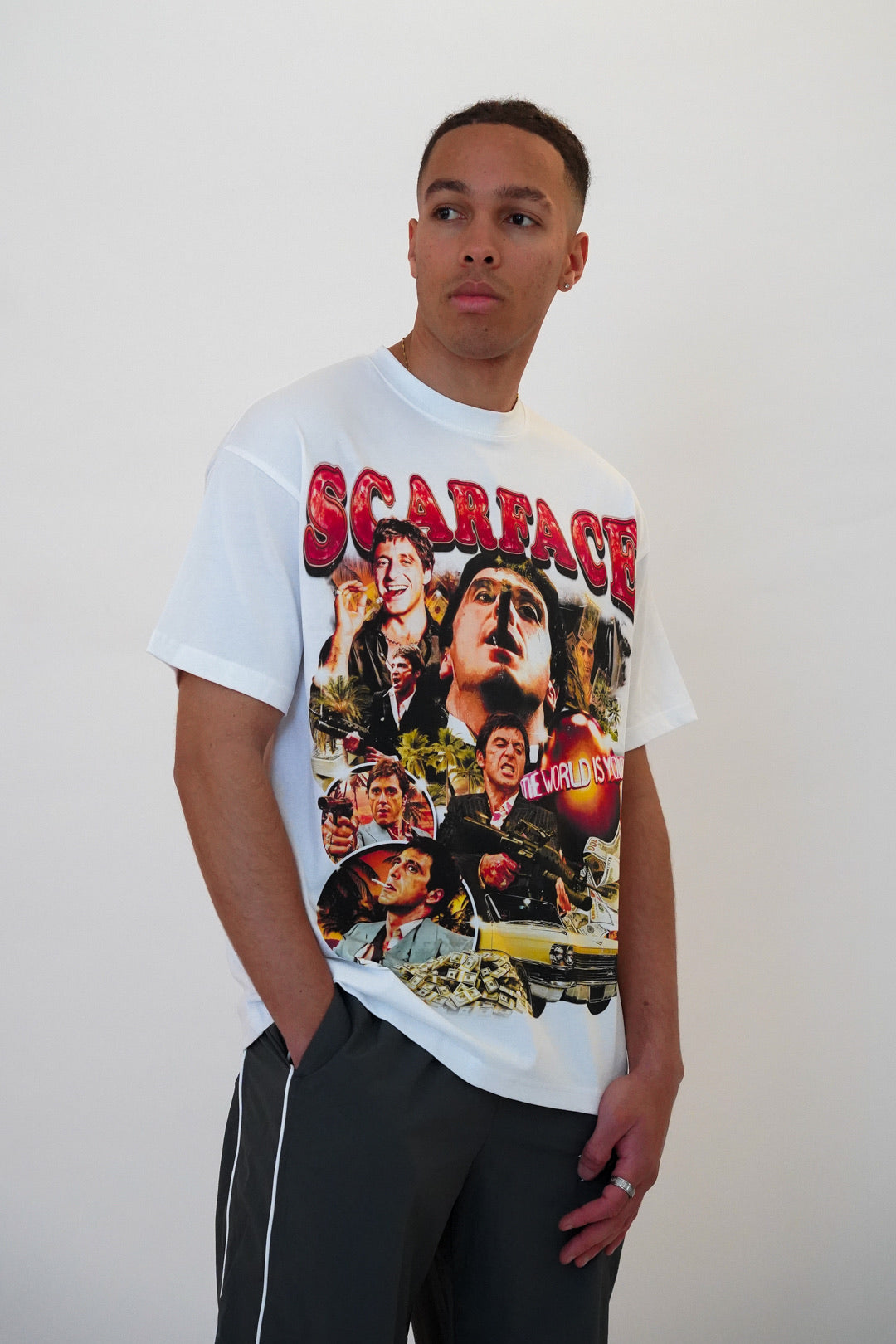 SCARFACE WHITE TEE