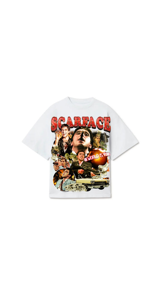SCARFACE WHITE TEE