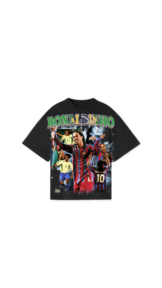 RONALDINHO BLACK TEE