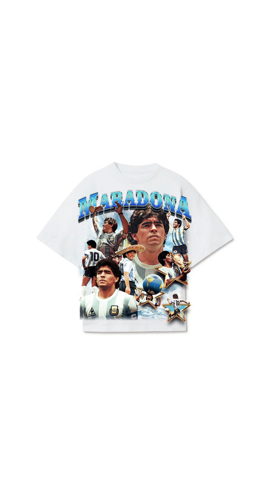 MARADONA WHITE TEE